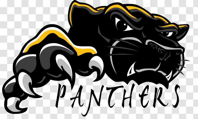 Potomac Middle School Black Panther Cougar Pride Drive Tiger - Snout Transparent PNG