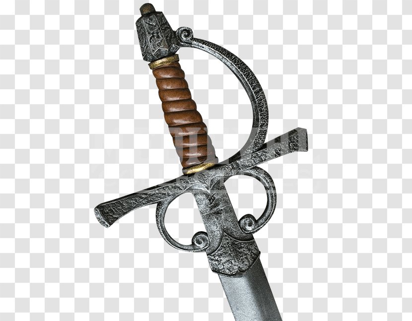 Larp Rapier Sabre Knight Sword - Handle Transparent PNG