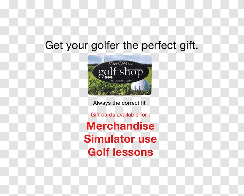Racquet Koop West Springfield Dave Dirico's Golf & Gift Card Myron Street - Brand - Buy Gifts Transparent PNG