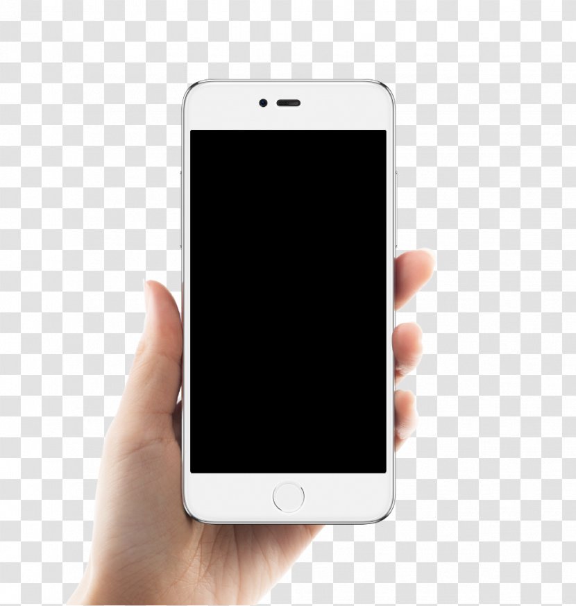 Feature Phone Smartphone - Electronic Device - Holding The To Show A Sample Page Transparent PNG