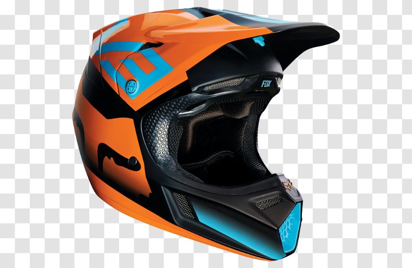 Motorcycle Helmets Fox Racing T-shirt Clothing - Blue - Shiv Sena Transparent PNG