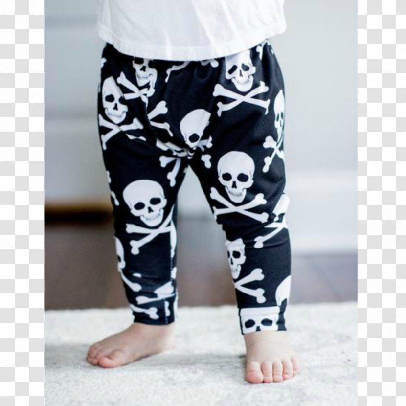 Leggings Jeans - Skull Print Transparent PNG