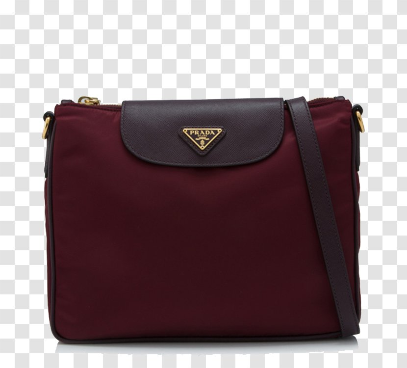 Handbag Leather Messenger Bag Strap - Prada Women Transparent PNG