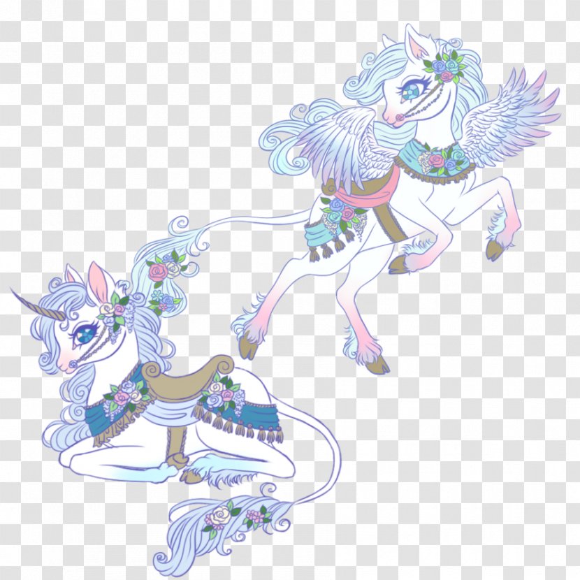 Horse Cartoon Figurine Mammal - Watercolor Transparent PNG