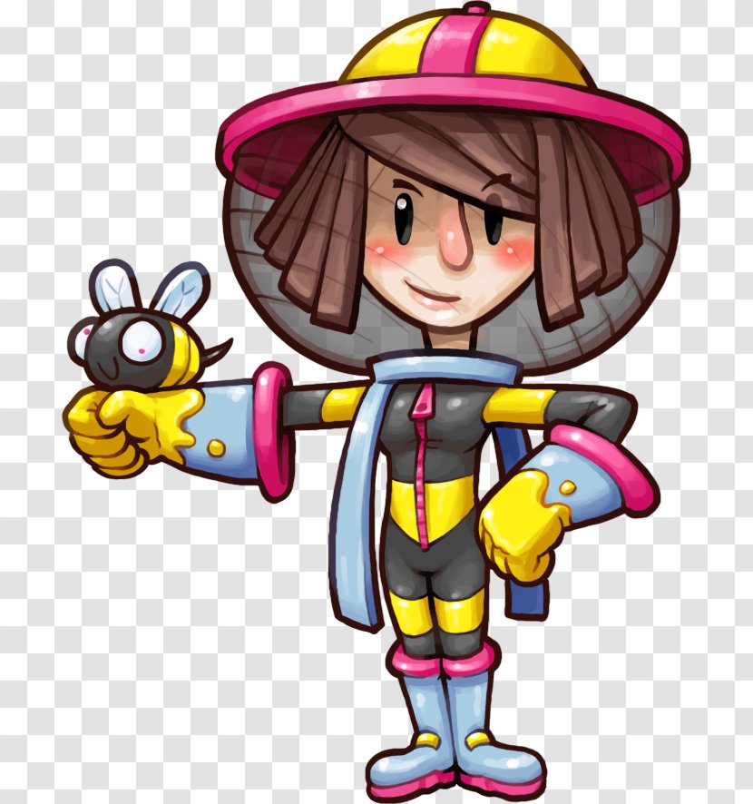 Citizens Of Earth Beekeeper Atlus USA Clip Art - Fictional Character Transparent PNG