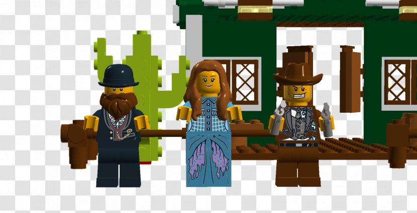 LEGO Animated Cartoon Video Game - Western Saloon Transparent PNG