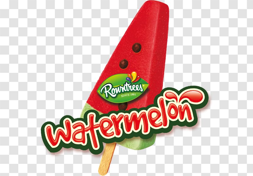 Watermelon Ice Cream Lollipop Pop Italian - Frozen Dessert Transparent PNG