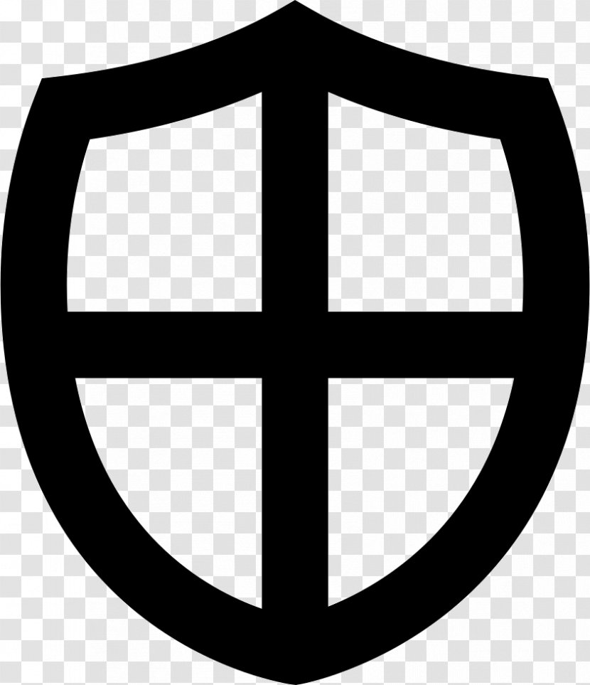Symbol Download Clip Art - Peace Symbols - Shield With Cross Transparent PNG