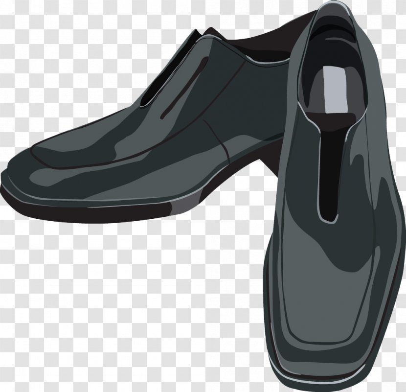 Dress Shoe Stock Photography Leather - Footwear - Black Shoes Transparent PNG
