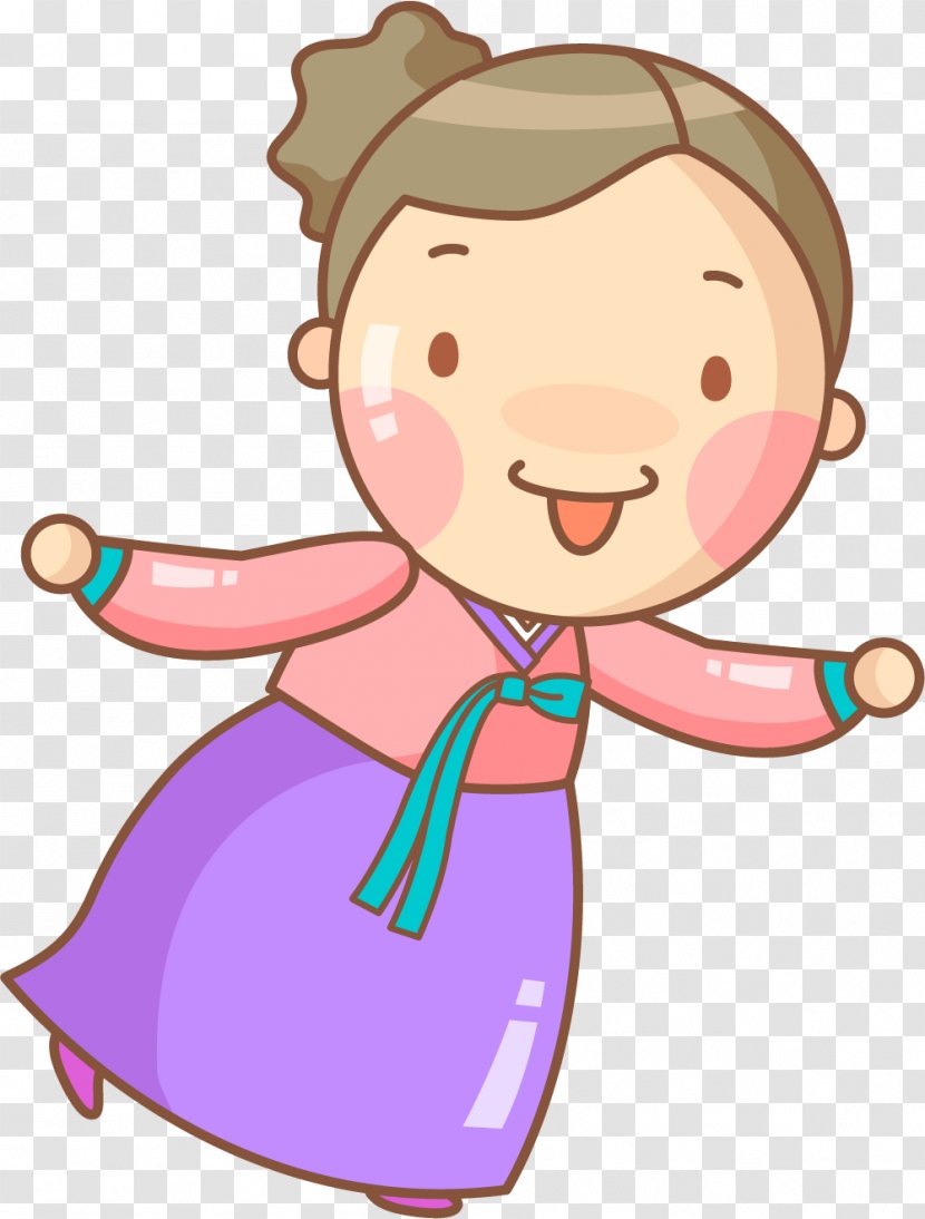 Cartoon Illustration - Tree - Characters Women Transparent PNG