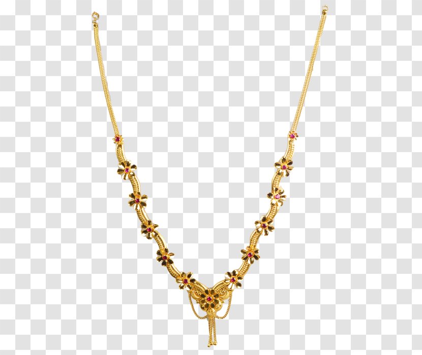 Necklace Jewellery Jos Alukka & Sons Gold Joyalukkas - Watercolor - Chain Designs Transparent PNG