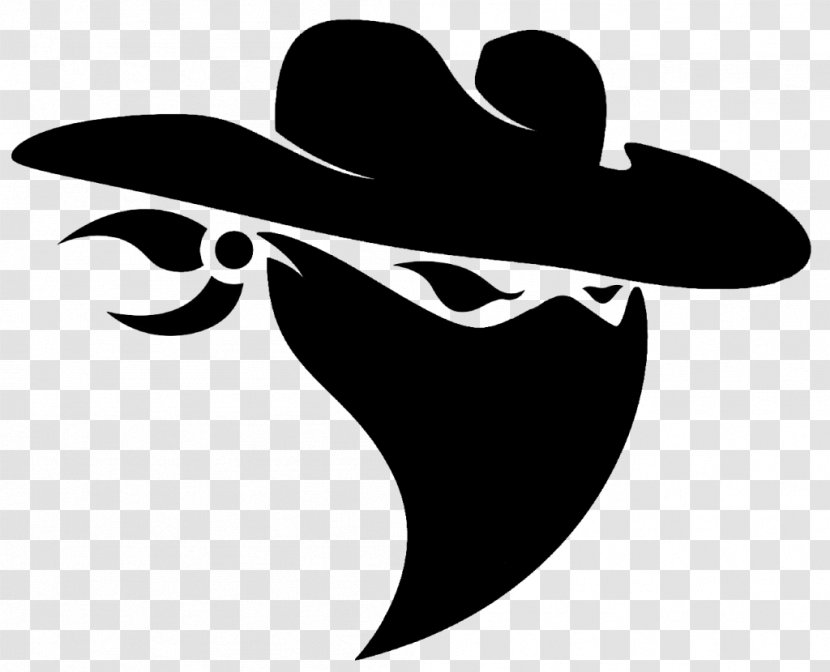 Stock Photography Royalty-free Clip Art - Black And White - Cowboy Hat Transparent PNG