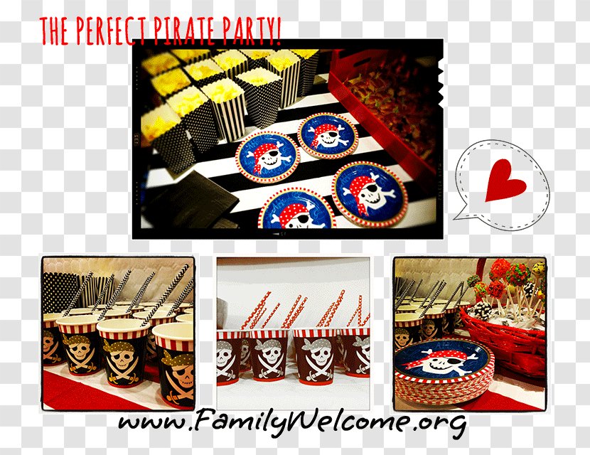 Pirate Party Buffet Birthday Cake - Infant Welcome Transparent PNG