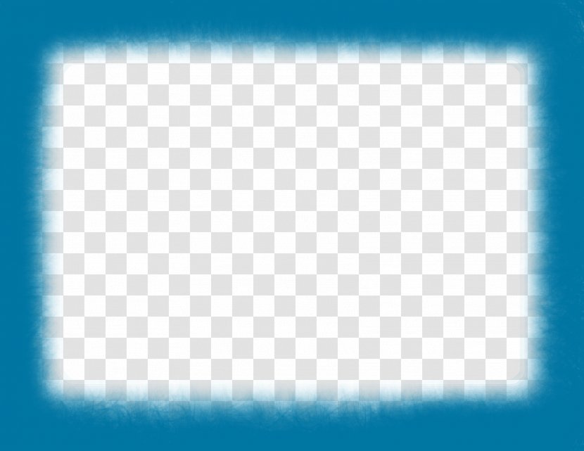 Blue Square Area Chessboard Pattern - Rectangle - Border Transparent PNG