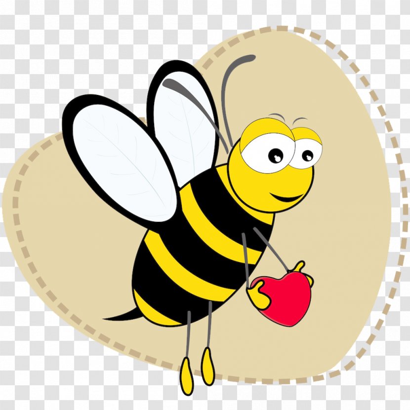 Bee Apis Florea Honeycomb Illustration - Honey - Creative Transparent PNG