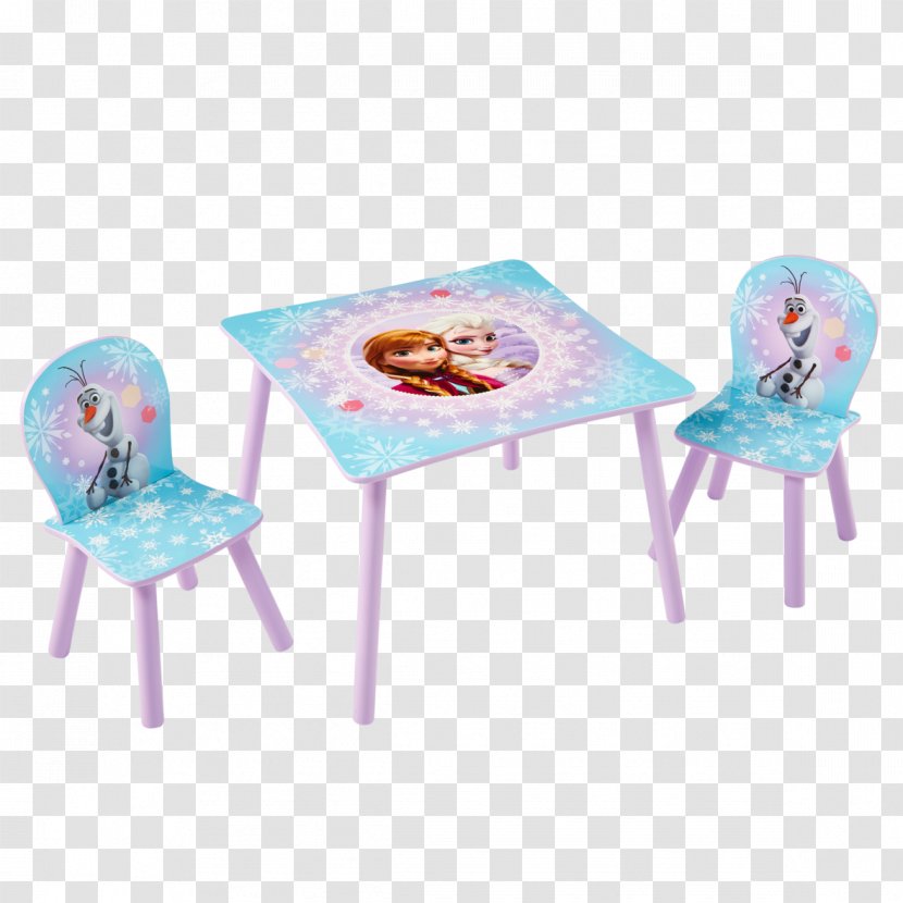 Table Elsa Chair Furniture Child - Frozen Film Series Transparent PNG
