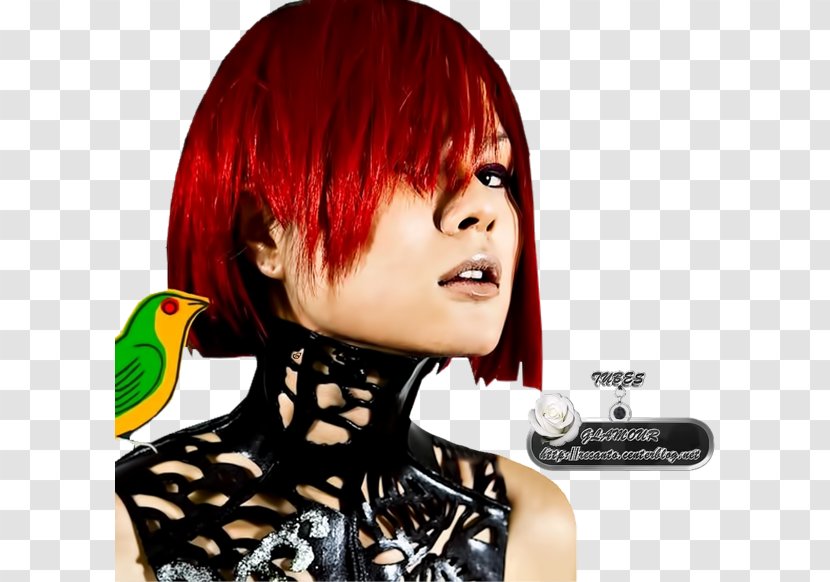 Red Hair Coloring Black Brown Transparent PNG