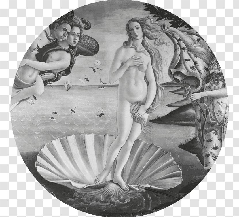 Renaissance The Birth Of Venus Uffizi Gallery Painter Painting - Art Transparent PNG