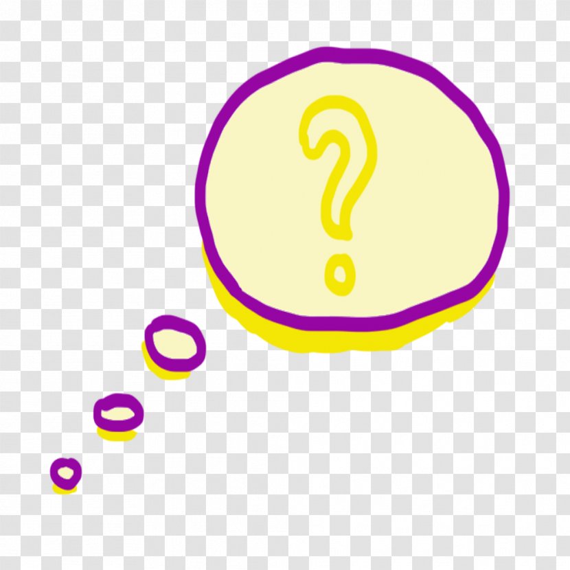 Yellow Purple Speech Balloon Clip Art - Magenta - Thinking Bubbles Transparent PNG
