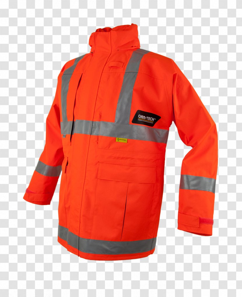 Jacket Personal Protective Equipment Chemical Clothing Polar Fleece - Sleeve Transparent PNG