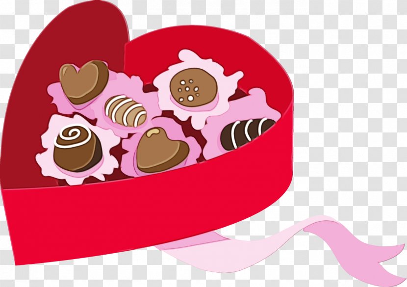 Love Background Heart - Pink - Chocolate Baking Transparent PNG
