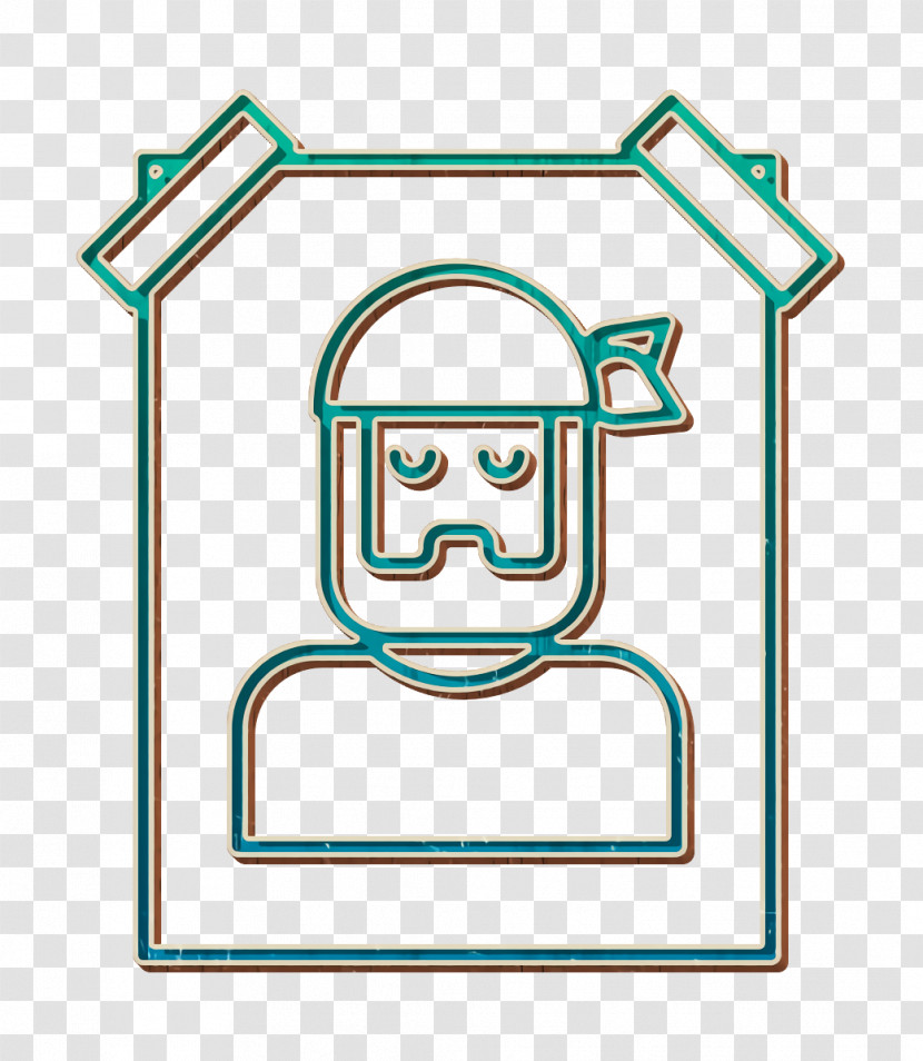 Poster Icon Wanted Icon Pirates Icon Transparent PNG