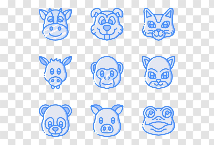 Emoticon Clip Art - Area - Dog Like Mammal Transparent PNG