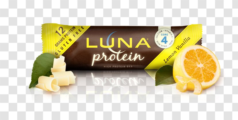 Luna Protein Bar Chocolate LUNA Clif & Company - Woman - Lemon Block Transparent PNG