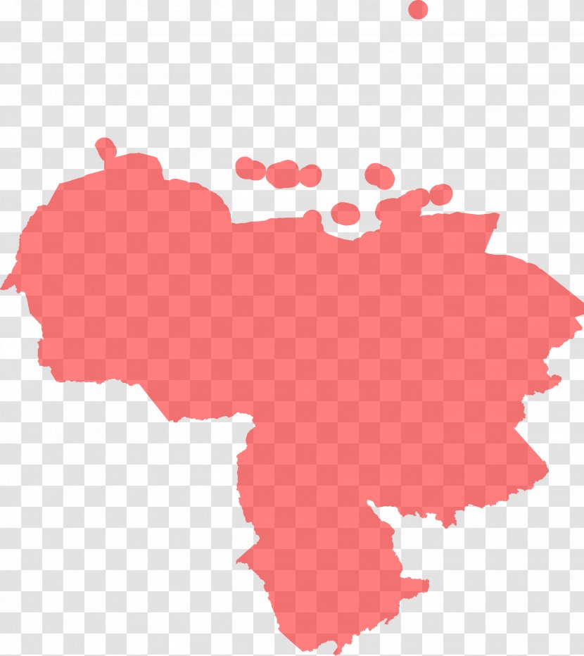 Venezuela Vector Map - Watercolor Transparent PNG