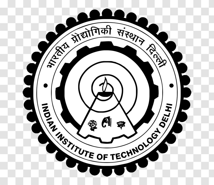 Indian Institute Of Technology Delhi Institutes College - Black And White Transparent PNG