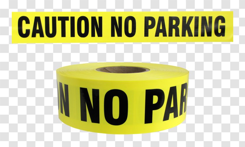 Adhesive Tape Barricade Architectural Engineering Flagging .mil - Yellow Transparent PNG
