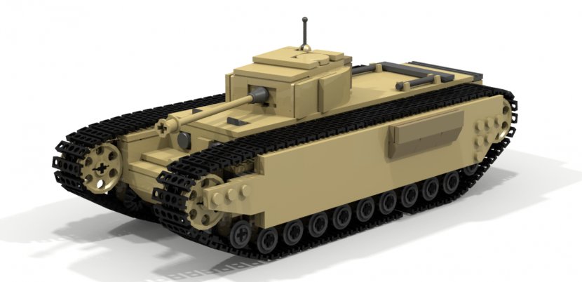 World Of Tanks Churchill Tank Destroyer LEGO - Artist Transparent PNG