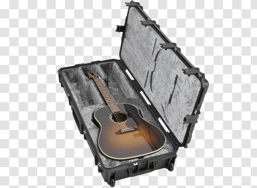 Acoustic Guitar Road Case Dreadnought Electric Transparent PNG