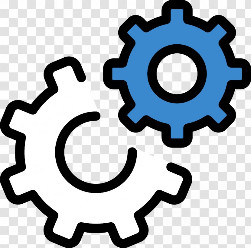 Digital Marketing Business Management - Cogs Icon Transparent PNG