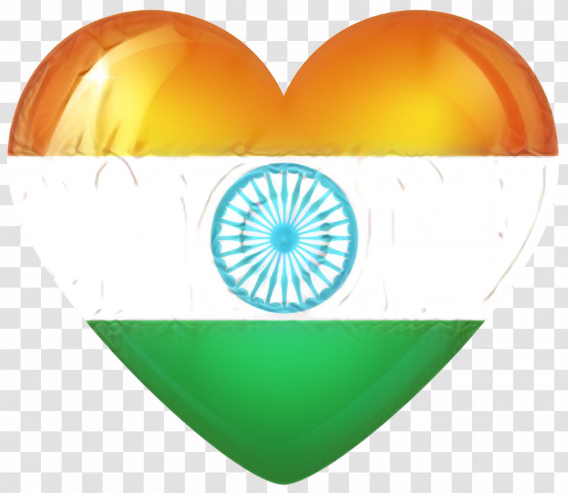 India Independence Day National - Patriotic - Symbol Heart Transparent PNG