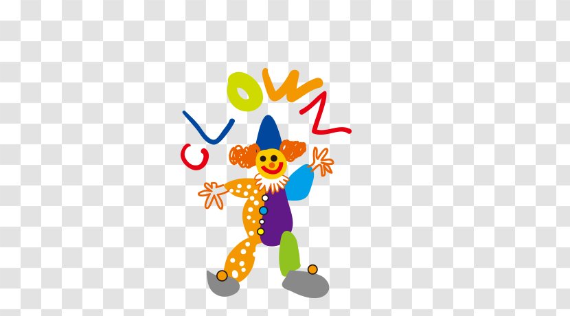 Drawing - Cartoon - Clown Transparent PNG