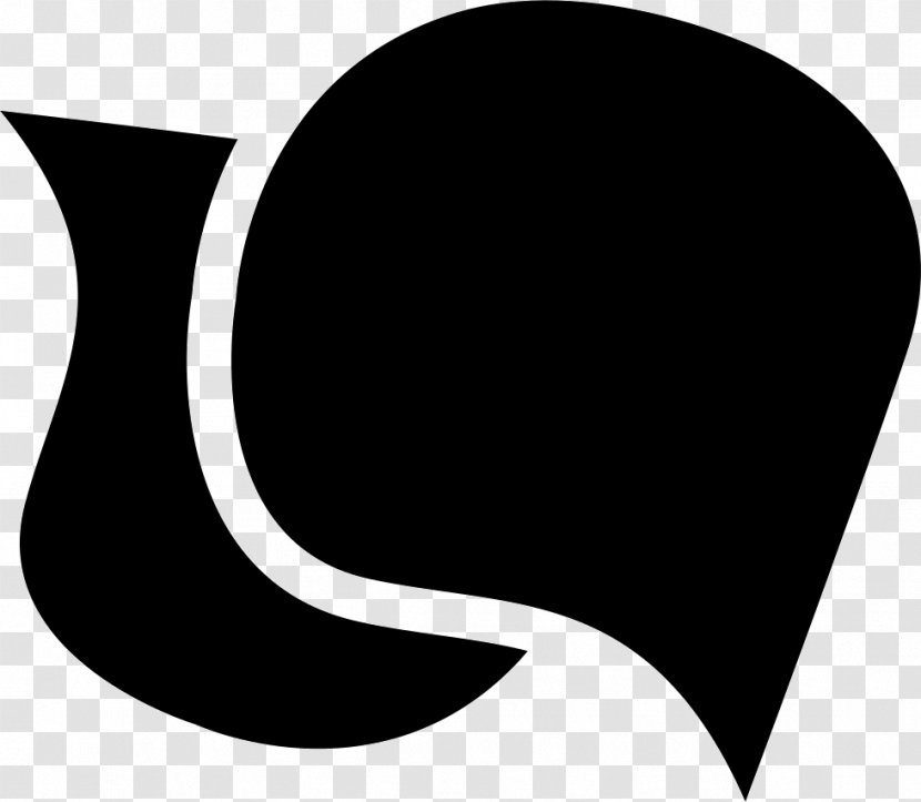 Speech Balloon - Blackandwhite - Symbol Transparent PNG