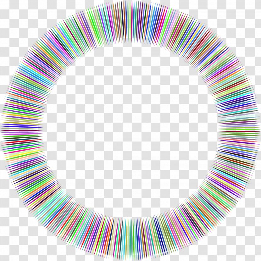 Donuts Color Clip Art - Rainbow - Plates Transparent PNG
