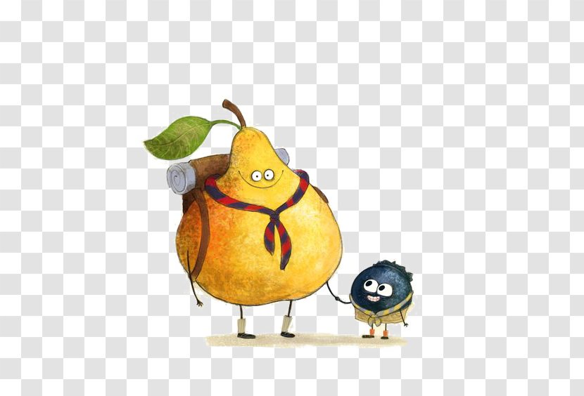 Drawing Pear Cartoon Illustration - Pears Transparent PNG