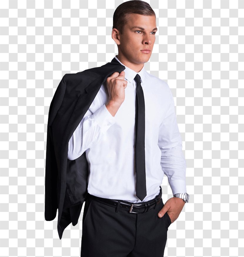 Tuxedo Dress Shirt Blazer Collar Shoulder - Businessperson Transparent PNG