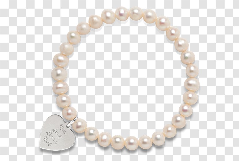 Charm Bracelet Jewellery Silver Parelarmband - Pearl Transparent PNG