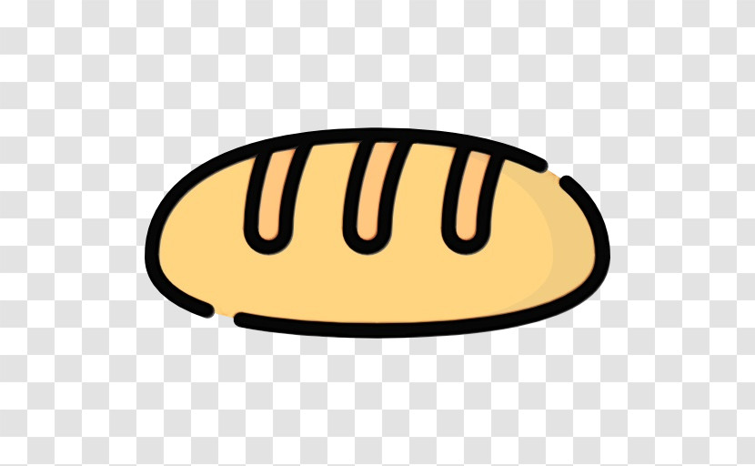 Yellow Oval Smile Transparent PNG