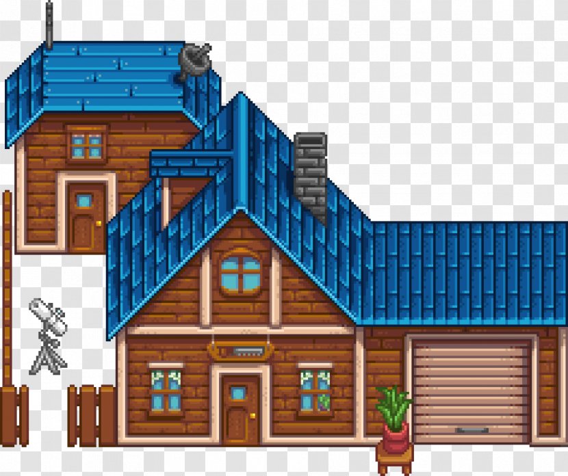 Stardew Valley Carpenter House Pole Building Framing - Architectural Engineering Transparent PNG