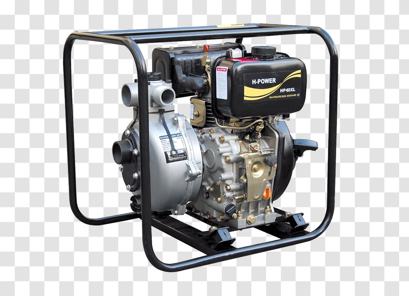 Electric Generator Fire Pump Gasoline Diesel Engine - Enginegenerator Transparent PNG