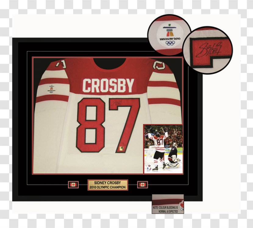 Winter Olympic Games Jersey Canada T-shirt - Sport - Sidney Crosby Transparent PNG