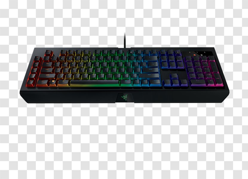 Computer Keyboard Razer BlackWidow Chroma V2 Gaming Keypad Video Game - Blackwidow Transparent PNG