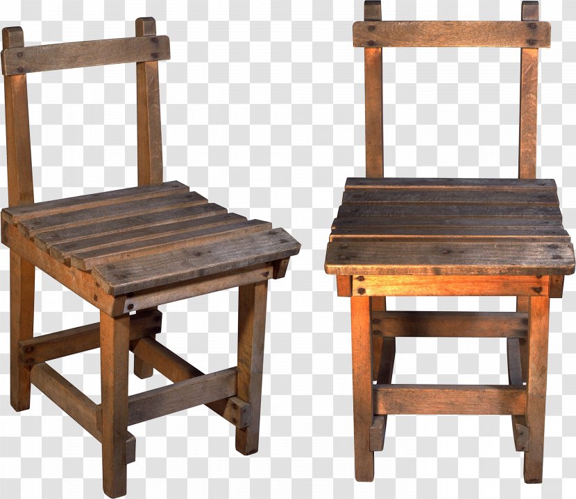 Chair Furniture Computer File - Wood - Image Transparent PNG