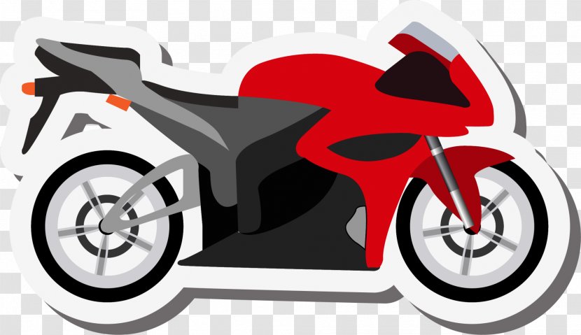 Car Motorcycle Wheel - Snowmobile - Red Handsome Transparent PNG