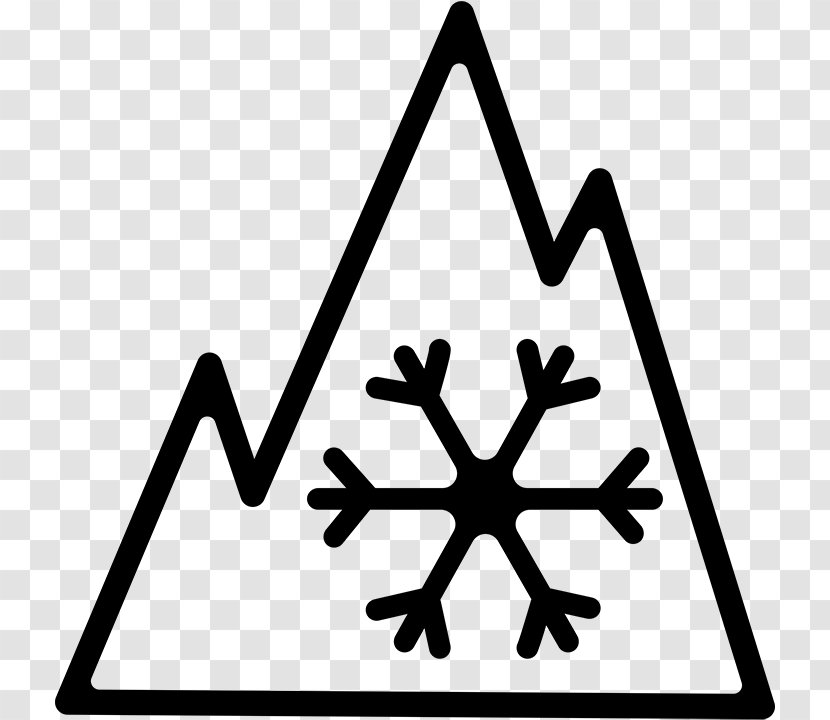 Snowflake Symbol - Logo - Severe Winter Transparent PNG