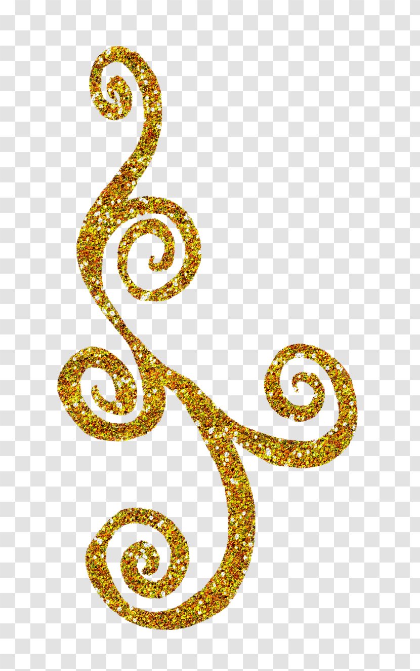 Gold Clip Art - Body Jewelry - Ribbon Swirl Cliparts Transparent PNG